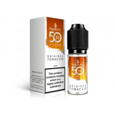 50/50 Original Tobacco E-Liquid 10ml TOBACCO